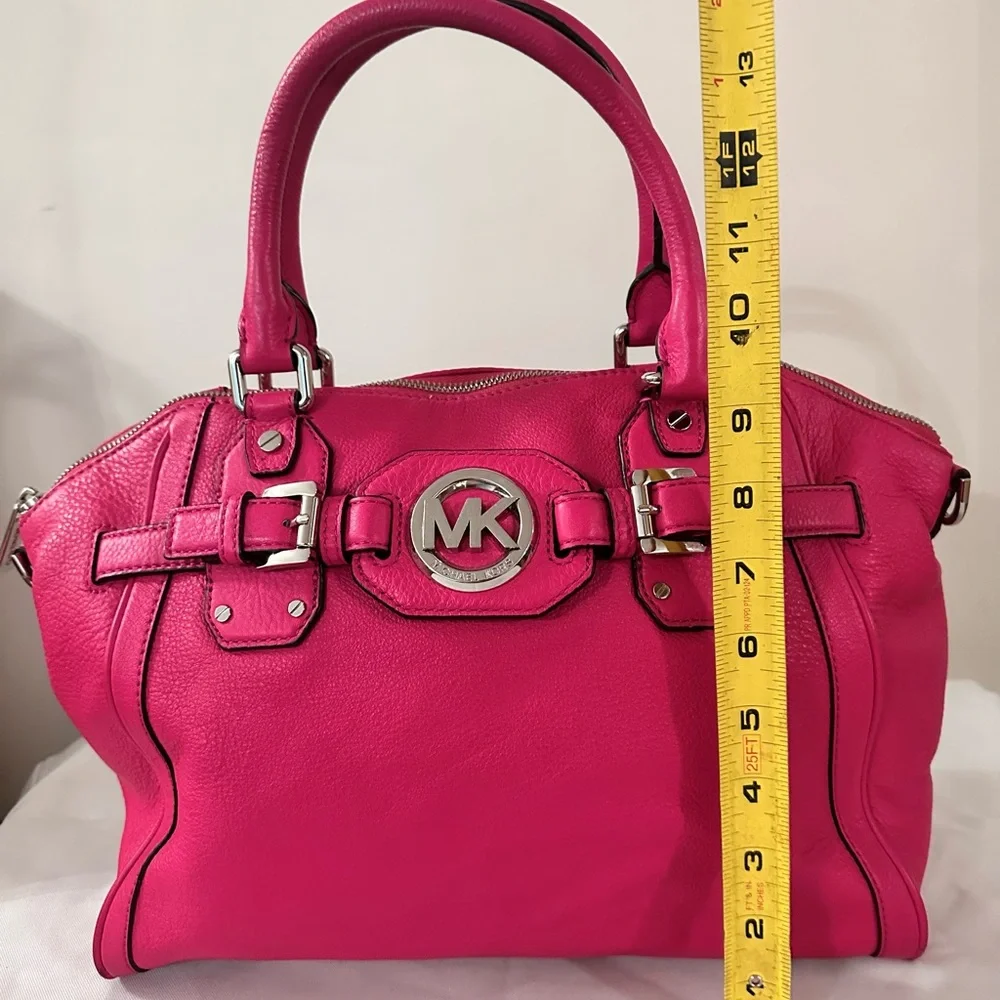 Michael Kors Fuchsia Leather Satchel